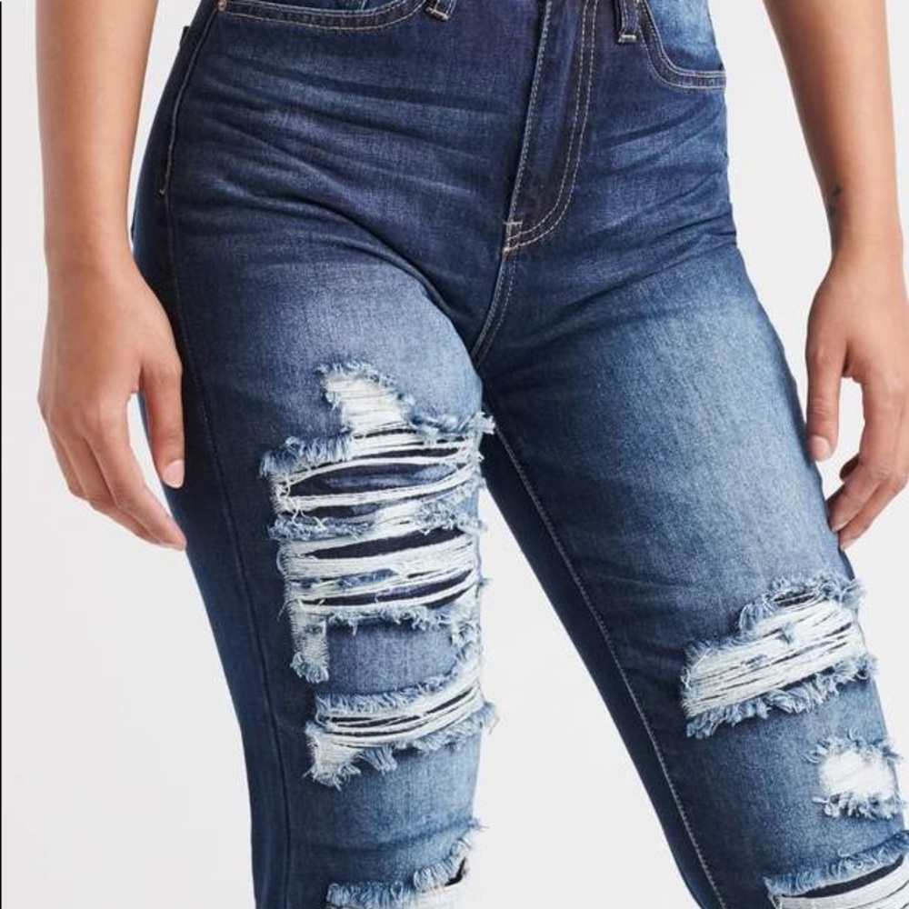 YMI HIGH RISE SKINNY JEANS RIPPED & TEAR
